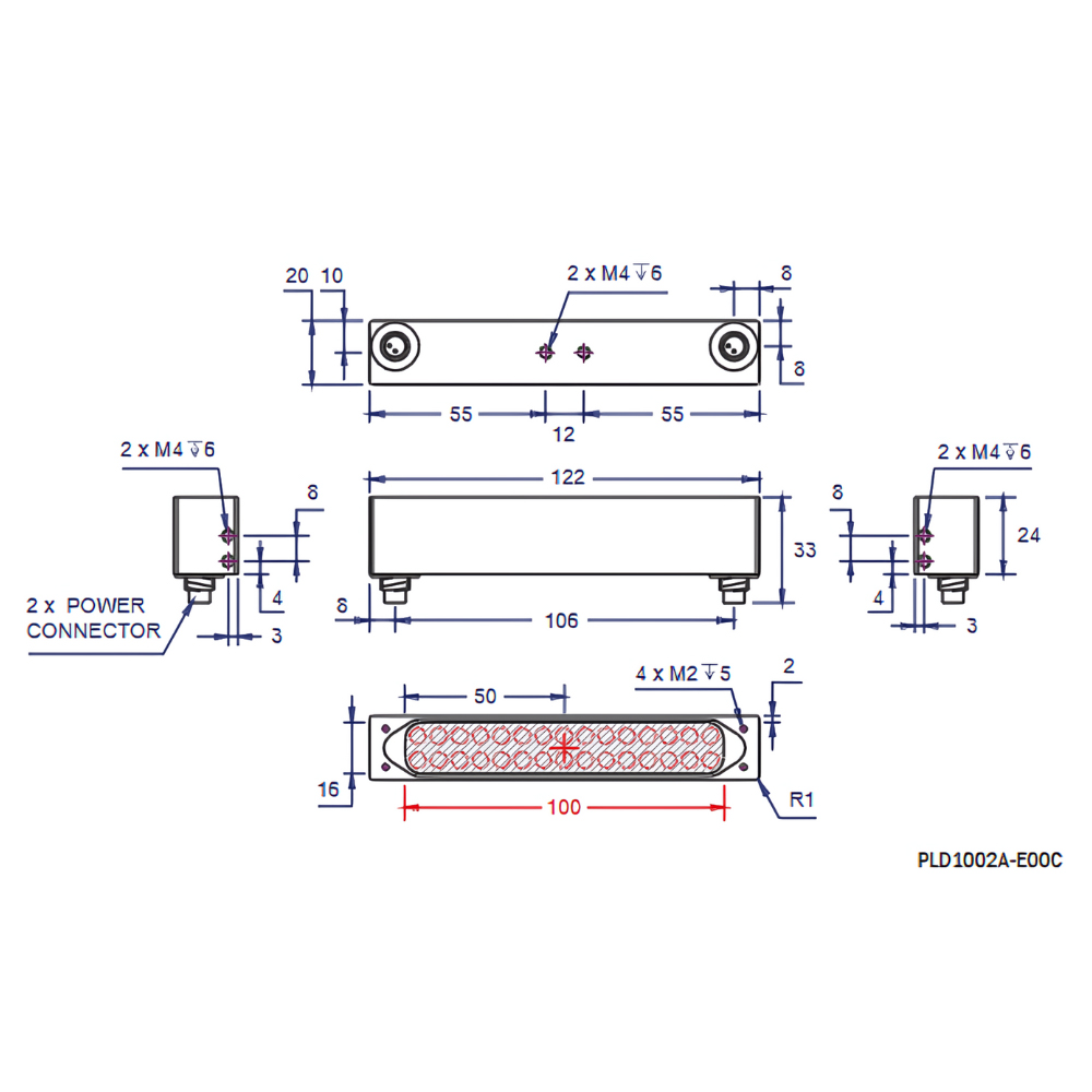 PLD1002A-850C drawing