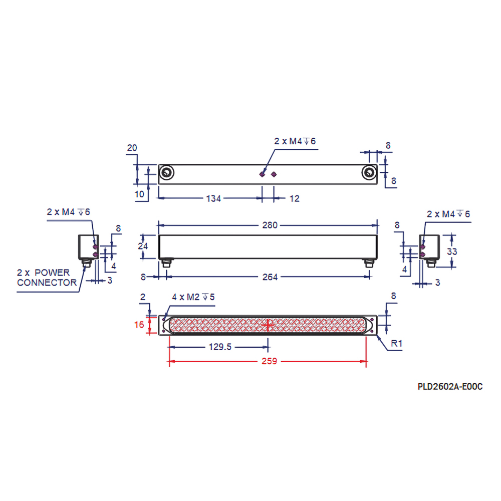 PLD2602A-850C drawing