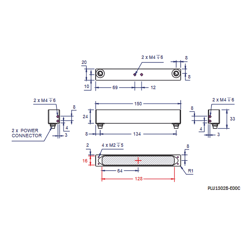 PLU1302B-470C drawing